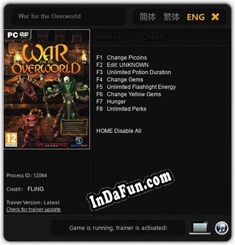 War for the Overworld Cheats & Trainers for PC .